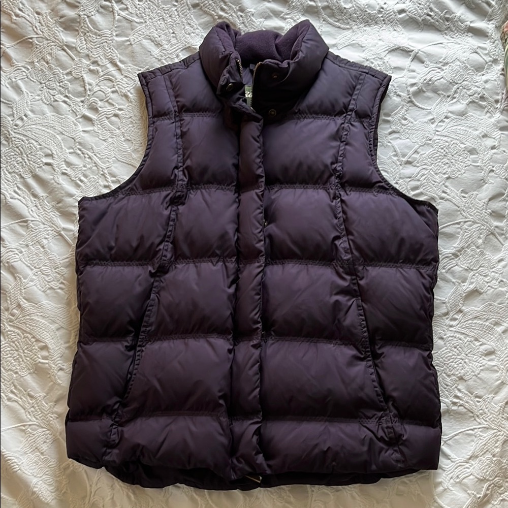 Eddie Bauer Women's Purple Puffer Vest